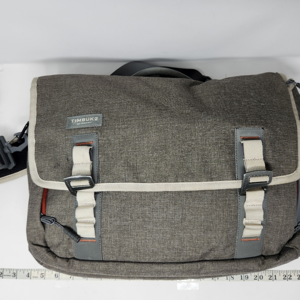 Timbuk2 Brown and Cream Men's Messenger Bag